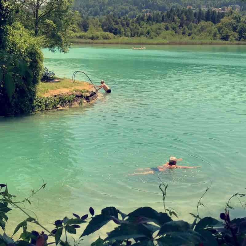 Sandwirth -> See -> Sandwirth walking route map in Klagenfurt am Wörthersee