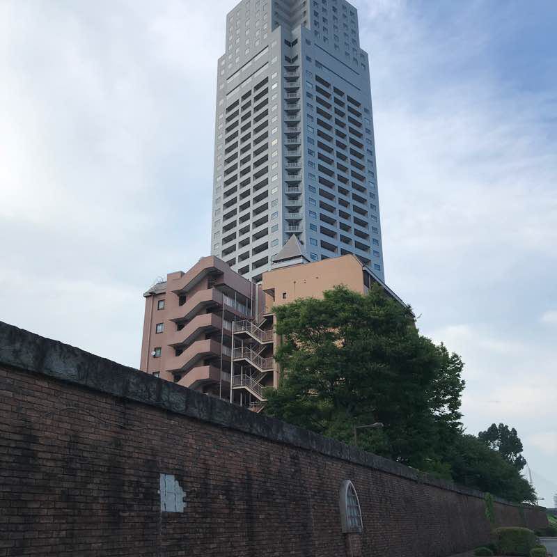 Tsukiji, Kayabacho, Sumida River Terrace walking route map in Chuo City