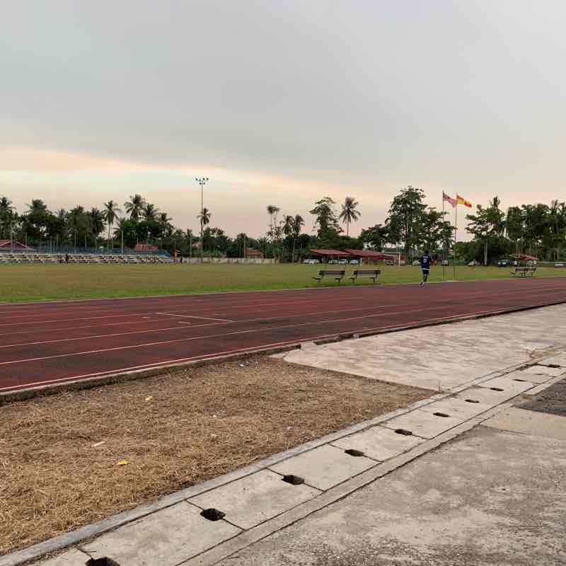 Slab berry mini stadium walking route map in Sabak