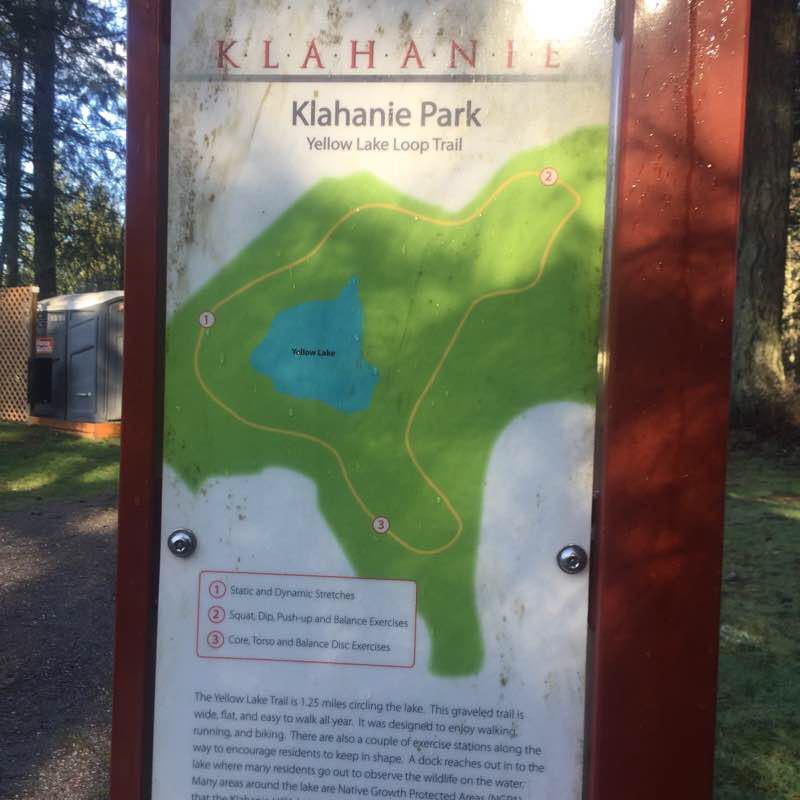 Yellow Lake Loop Trail at Klahanie, Sammamish WA