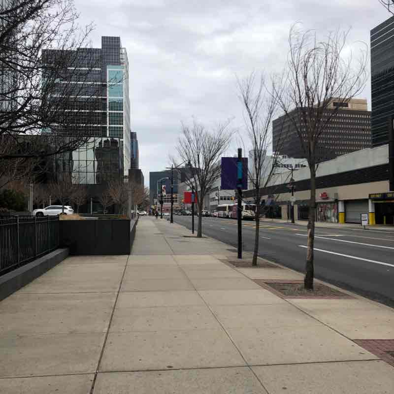 Camino a la ciudad de Newark