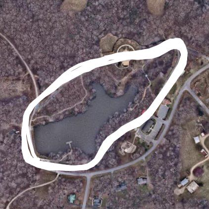 Summerfield walking route map in Summerfield