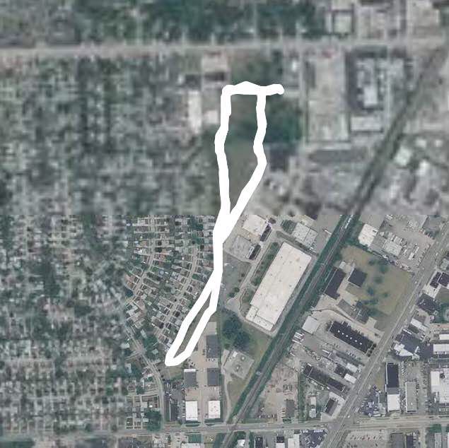 Dooley Park - Roseville, MI walking route map in Roseville