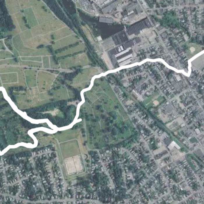 Cementery and Reservoir Walk Trail Lawrence, Massachusetts, USA Pacer