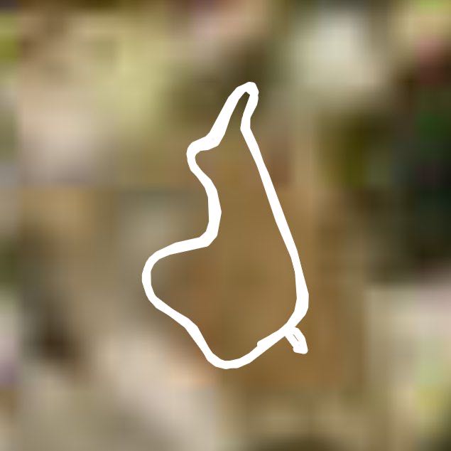 Park day 1 walking route map in Martinez