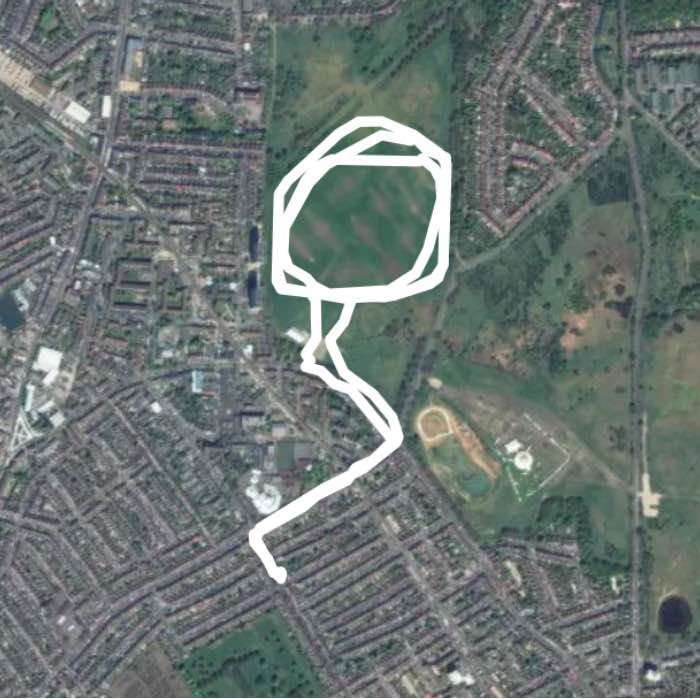 Wanstead flats Walk Trail Cann Hall, London, England Pacer