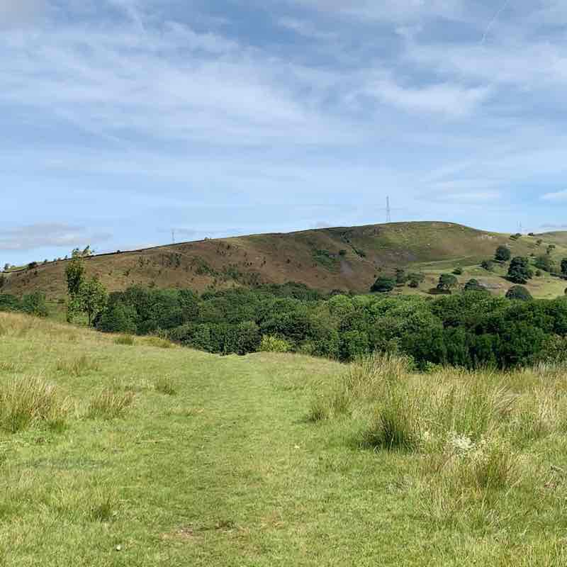Peddlers Brow walking route map in Littleborough