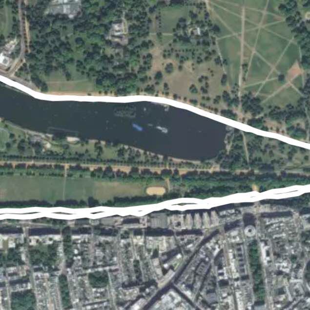 London hyde park Walk Knightsbridge, England Pacer