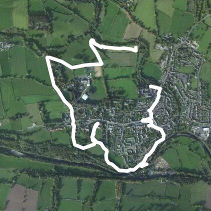 Wolsingham Family Trail walking route map in Wolsingham