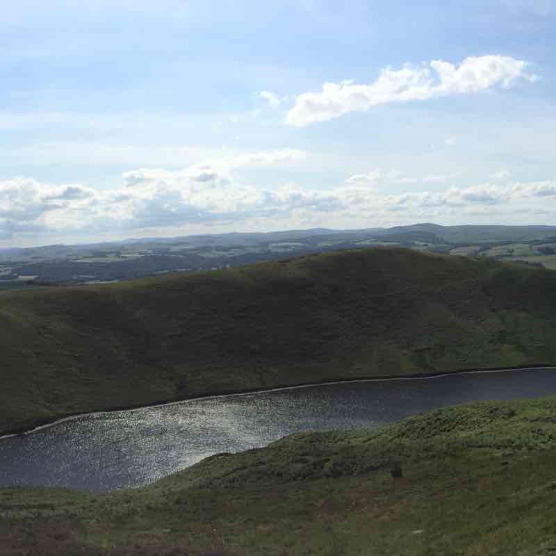 Kettleton Loch walking route map in Durisdeer
