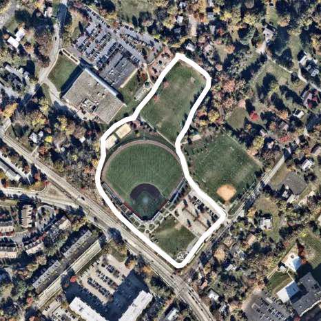 Greater Plymouth Community Center walking route map in Blue Bell