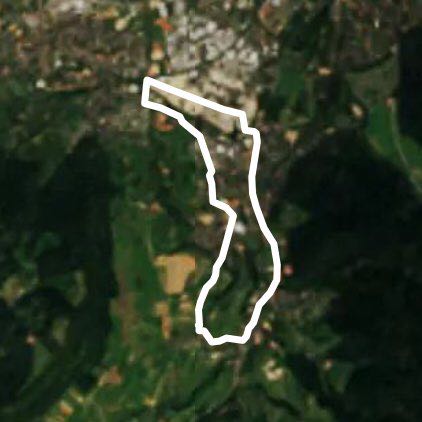 Nature route walking route map in Au