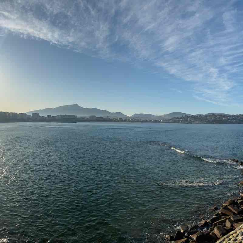 Nivelle-Saint Beard walking route map in Saint-Jean-de-Luz