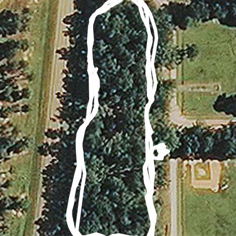 Turkey creek ballpark walking route map in Ville Platte