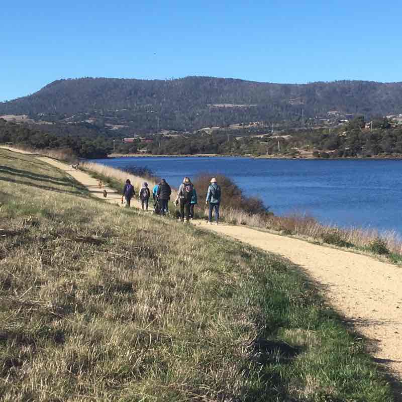 Swan Park Circuit walking route map in Gagebrook