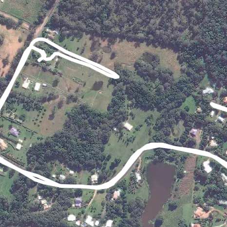 Bell Eden walking route map in Black Mountain