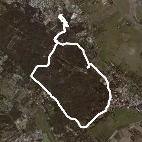 Around the campsite walking route map in Le Perrier