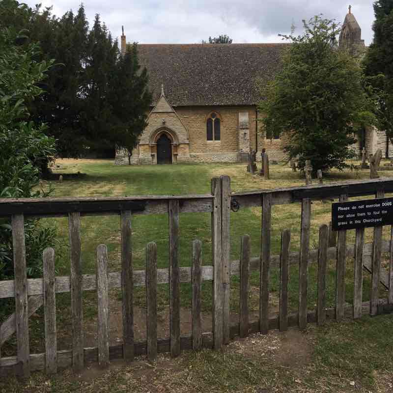 Clifton Hampden to marsh Baldon  walking route map in Long Wittenham