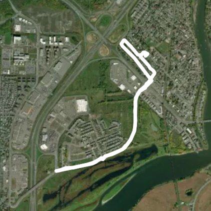 Park park wildlife park walking route map in Repentigny