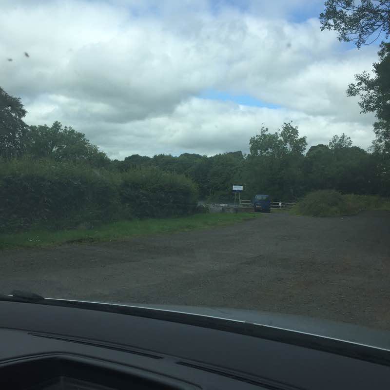 Hutchinson's Quay walking route map in Rasharkin