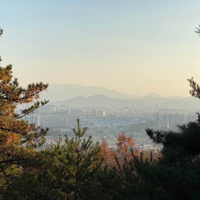 Jecheon Myoyang Garden walking route map in Jecheon