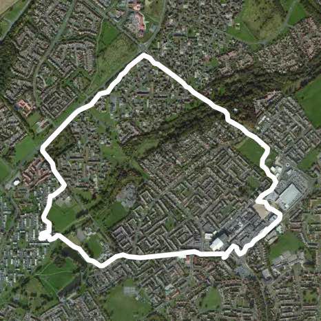 Afternoon Aycliffe Stroll walking route map in Newton Aycliffe