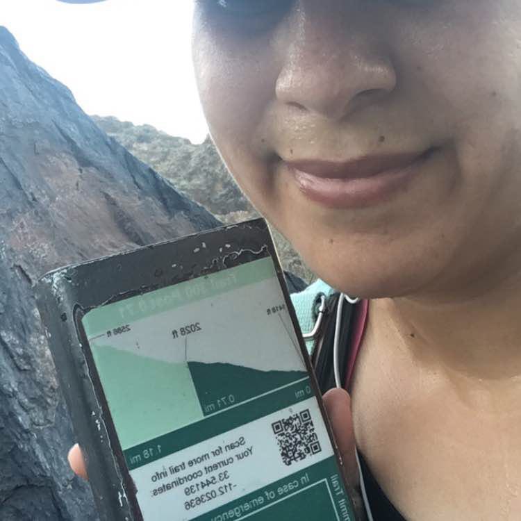 August 1st Hike 2019 walking route map in Paradise Valley