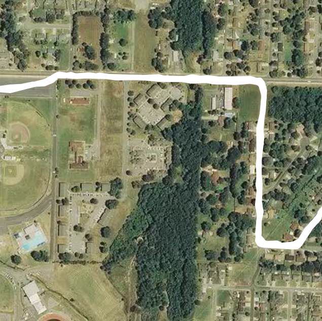 Hickey park walking route map in Pottsville