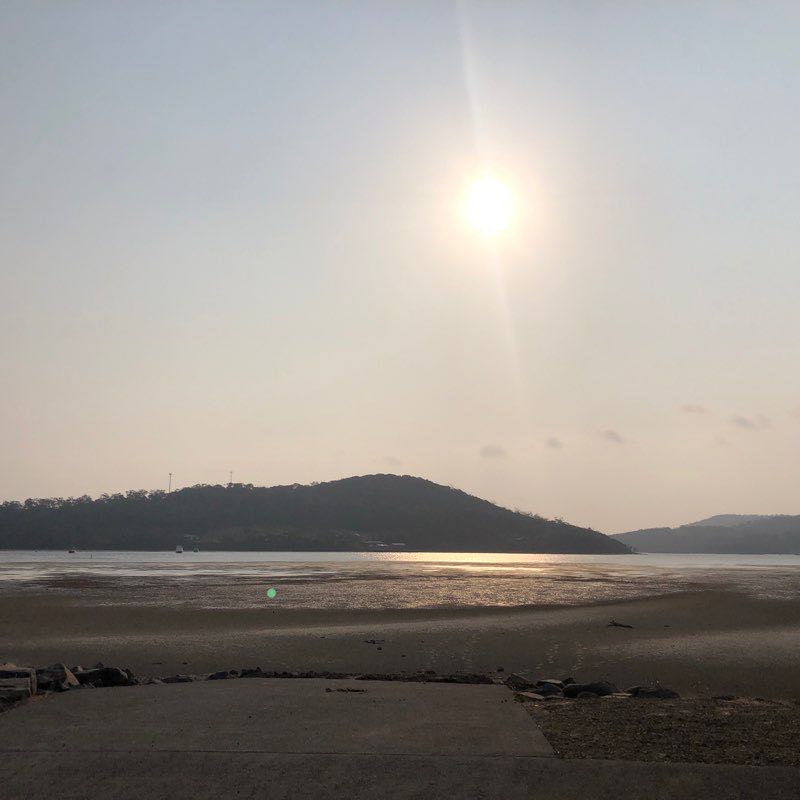 Chook’s to White Beach turnoff walking route map in Nubeena