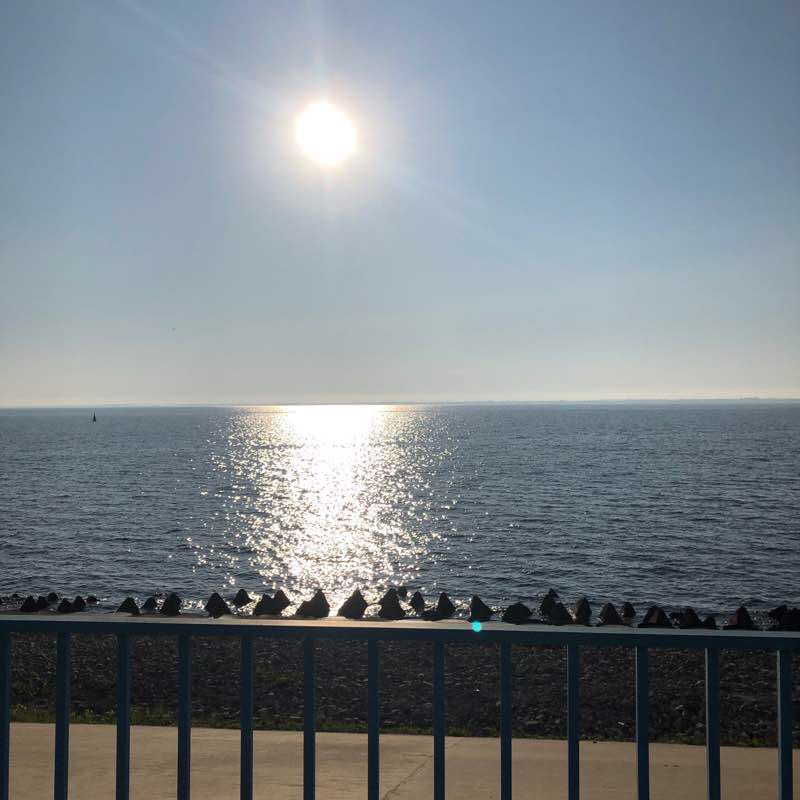 Promenade walking route map in Khvalynsk