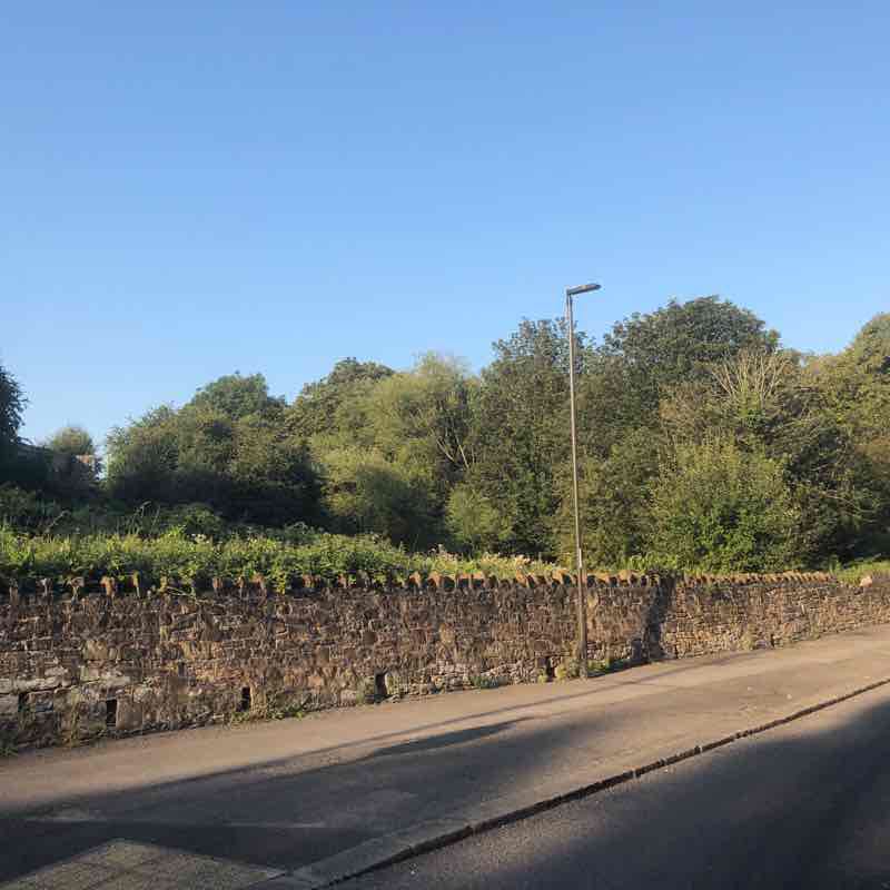 Local Area Chesterfield walking route map in Old Whittington