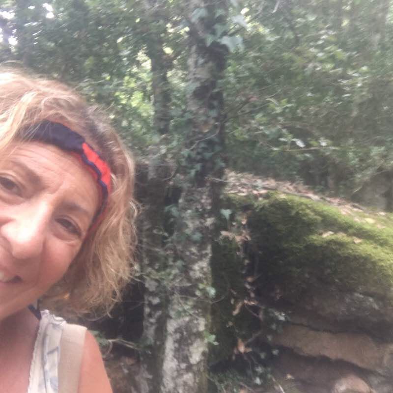 Leyre arangoiti walking route map in Sigüés