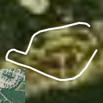 Sea Pine Dr. walking route map in Northfield