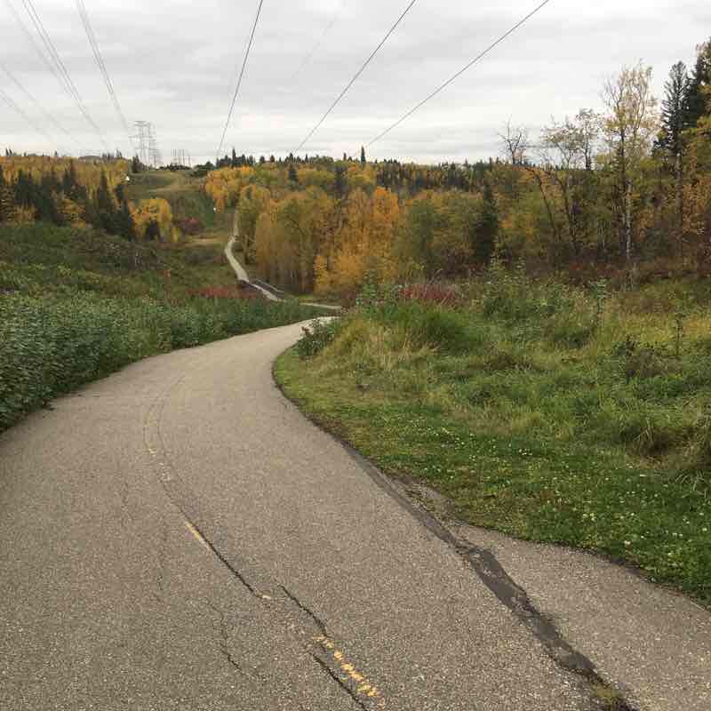 Saddelback Rd. Rabbit Hill Walk Trail Edmonton, Alberta, Canada Pacer
