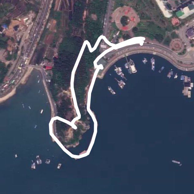 Gatbawi Walk walking route map in Mokpo-si