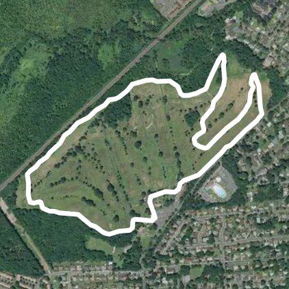 Oak Ridge 8/6 walking route map in Woodbridge Township