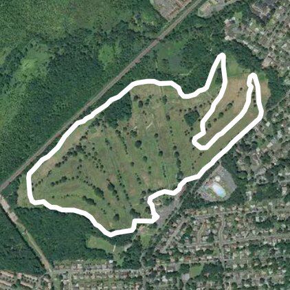 OR 8/2 walking route map in Woodbridge Township