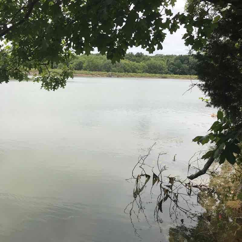 Lincoln Trail State Park Illionis walking route map in Marshall