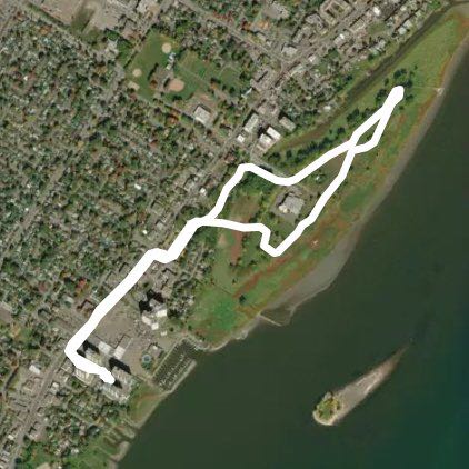 Park of Ile Lebel, Repentigny walking route map in Varennes