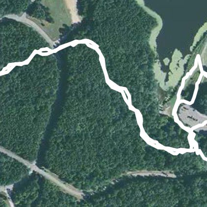 Walkthrough of tribble mill park walking route map in Dacula