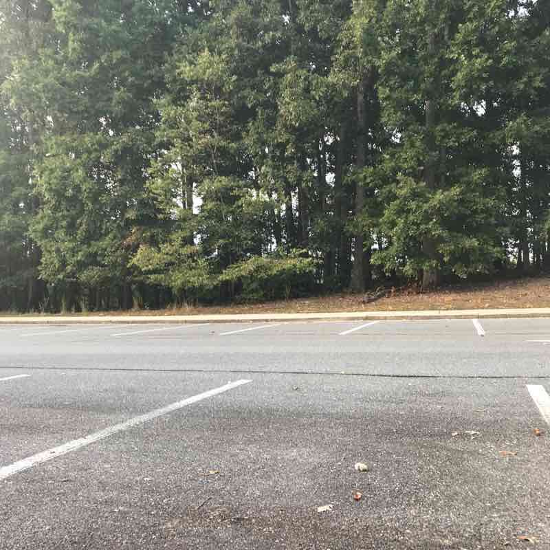 Tribble mill park walking route map in Dacula