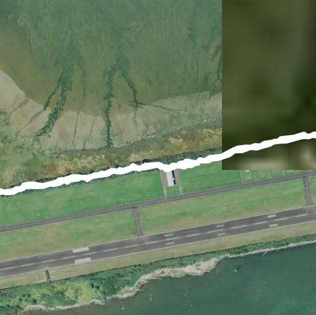 Sandpiper Trail walking route map in Hoquiam