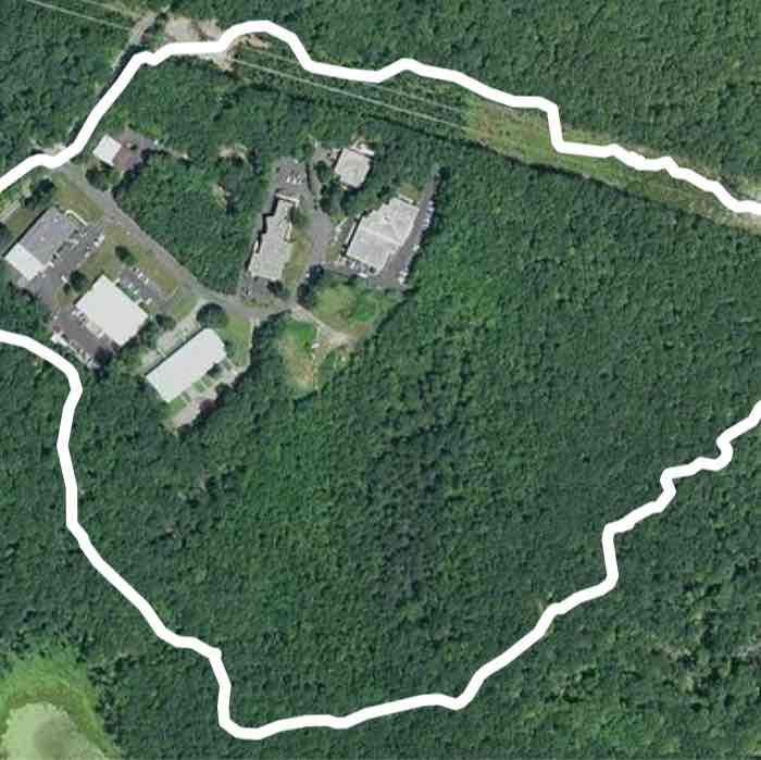 100 steps to blue to yellow Hike Trail Montville, New Jersey, USA Pacer