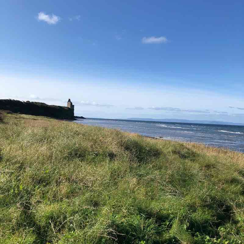 Ayr/Alloway seafront walking route map in Ayr