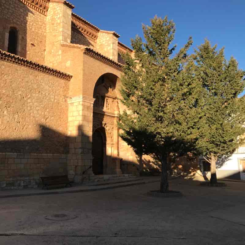 Back to Celadas walking route map in Teruel