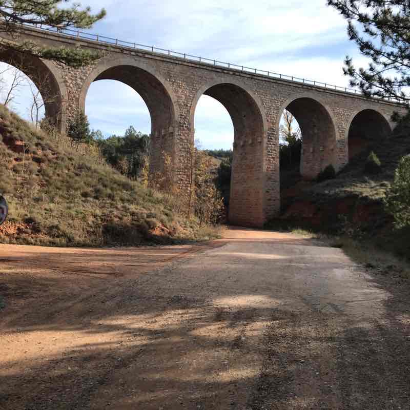 Walk around Teruel walking route map in Teruel