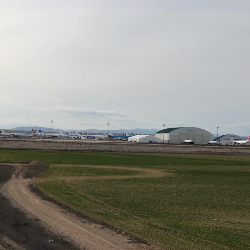 Planes walking route map in Teruel