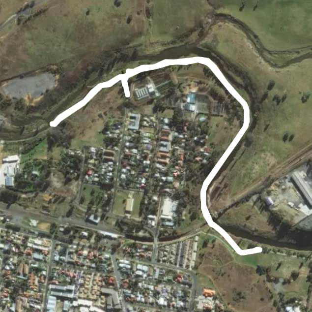 Oaks estate river walk