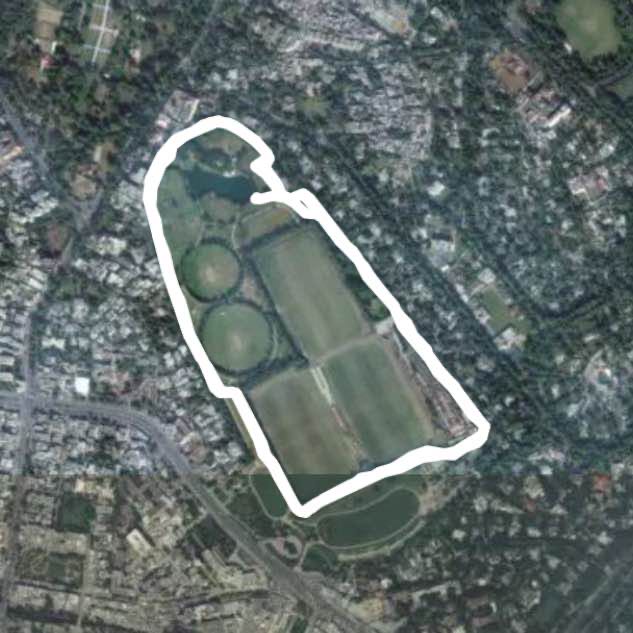 Race course park walk.