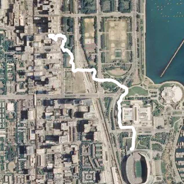 801 S Wabash to Soldier's Field